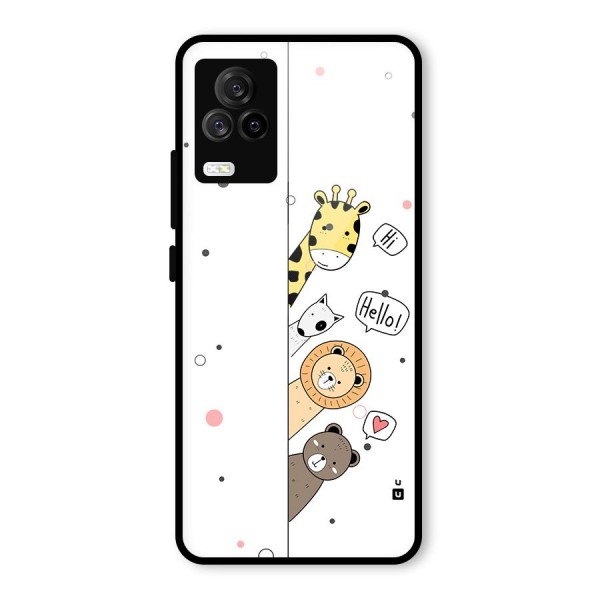 Animal Greetings Back Case for Vivo iQOO 7 Legend 5G