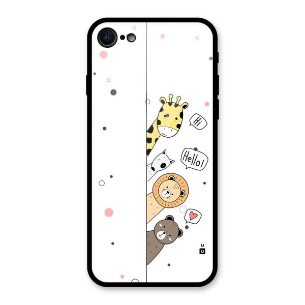 Animal Greetings Back Case for iPhone SE 2022