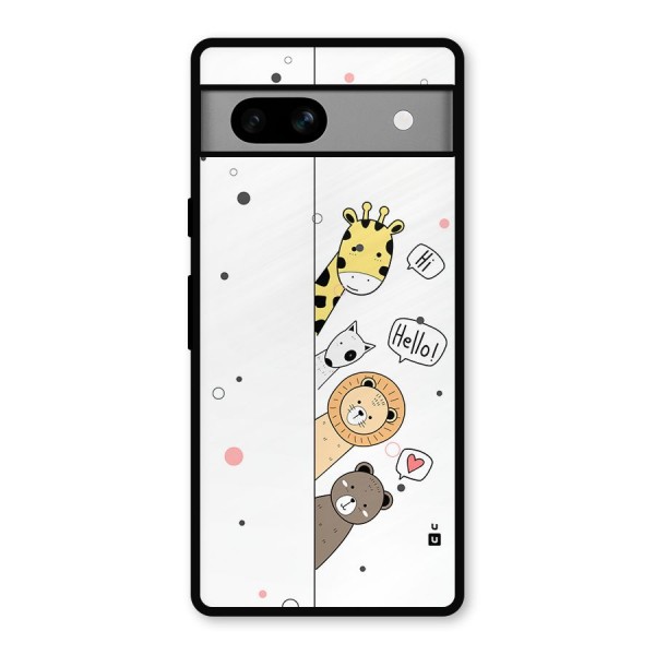 Animal Greetings Metal Back Case for Google Pixel 7a