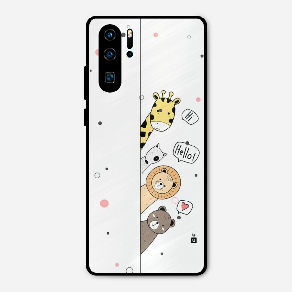 Animal Greetings Metal Back Case for Huawei P30 Pro