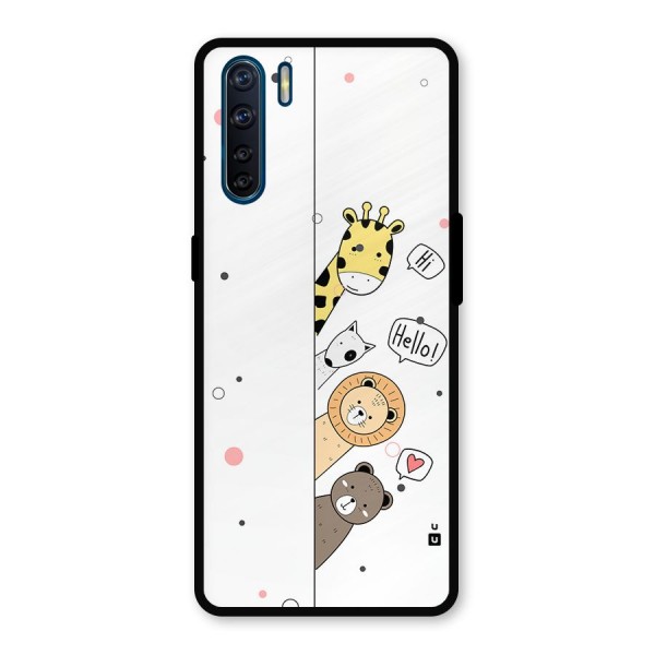 Animal Greetings Metal Back Case for Oppo F15