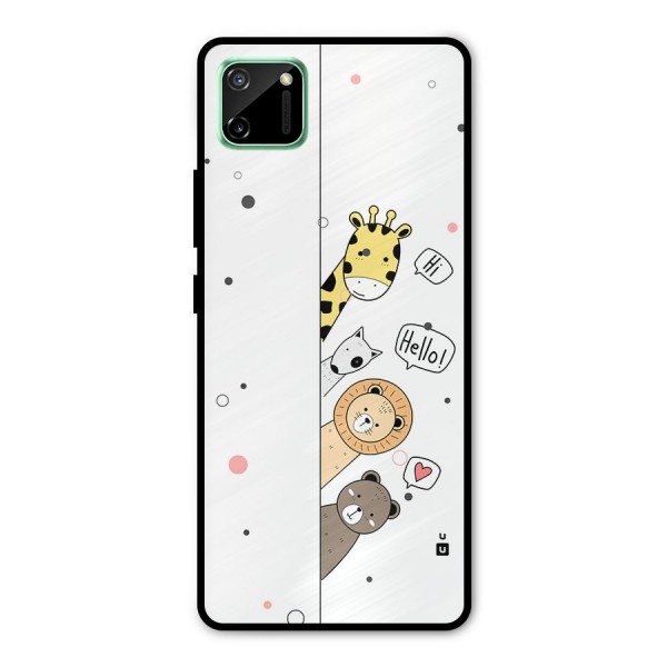 Animal Greetings Metal Back Case for Realme C11