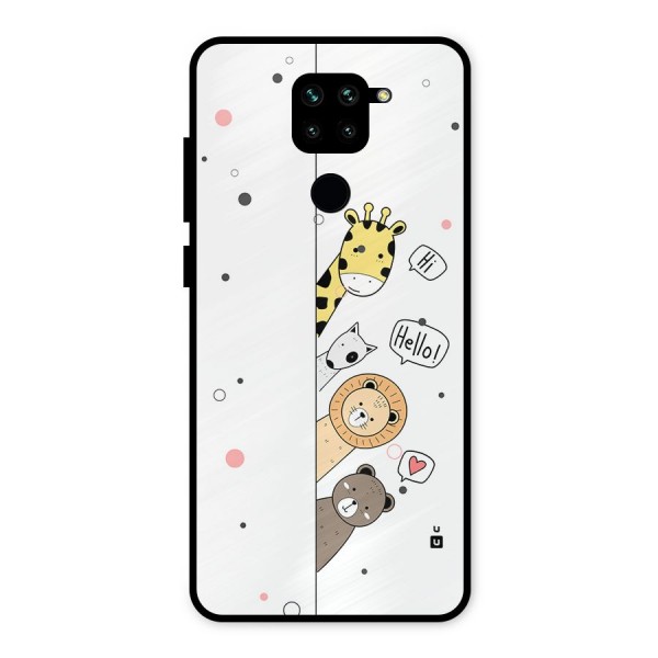Animal Greetings Metal Back Case for Redmi Note 9