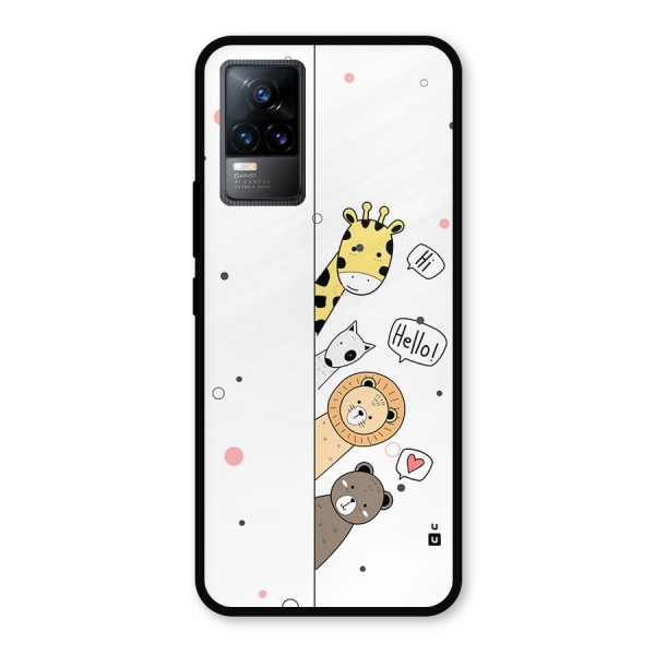 Animal Greetings Metal Back Case for Vivo Y73