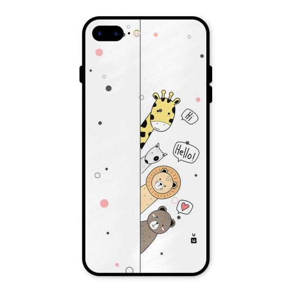 Animal Greetings Metal Back Case for iPhone 7 Plus