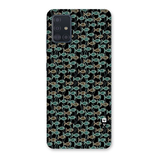 Animated Fishes Art Pattern Back Case for Galaxy A51