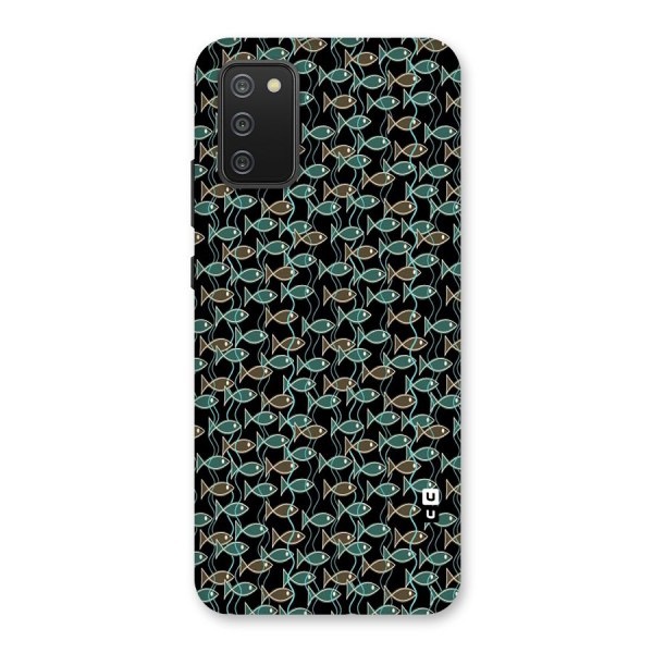 Animated Fishes Art Pattern Back Case for Galaxy M02s