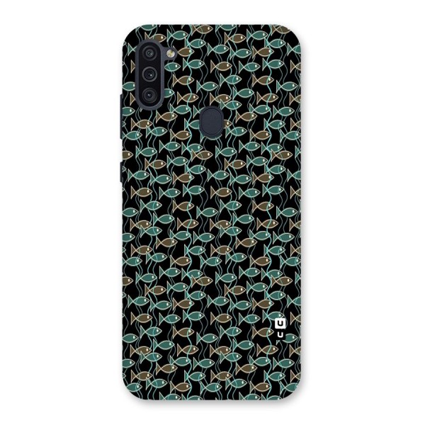 Animated Fishes Art Pattern Back Case for Galaxy M11