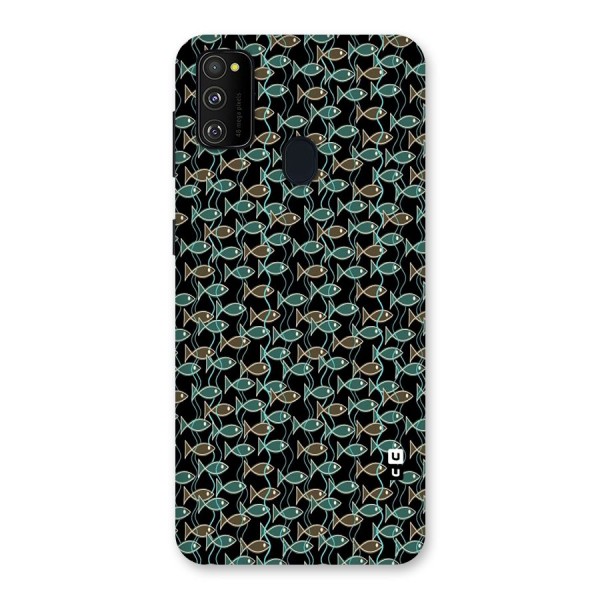Animated Fishes Art Pattern Back Case for Galaxy M21