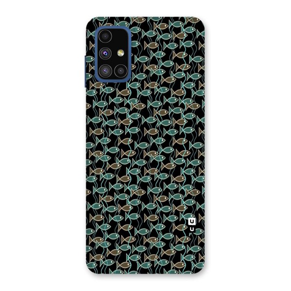 Animated Fishes Art Pattern Back Case for Galaxy M51