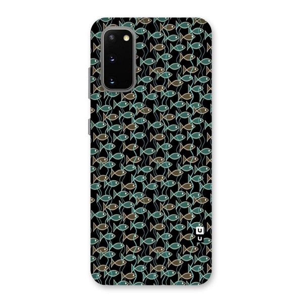 Animated Fishes Art Pattern Back Case for Galaxy S20