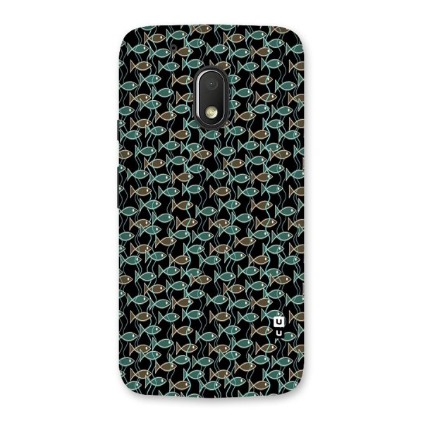 Animated Fishes Art Pattern Back Case for Moto G4 Play