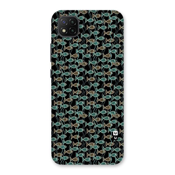 Animated Fishes Art Pattern Back Case for Poco C3