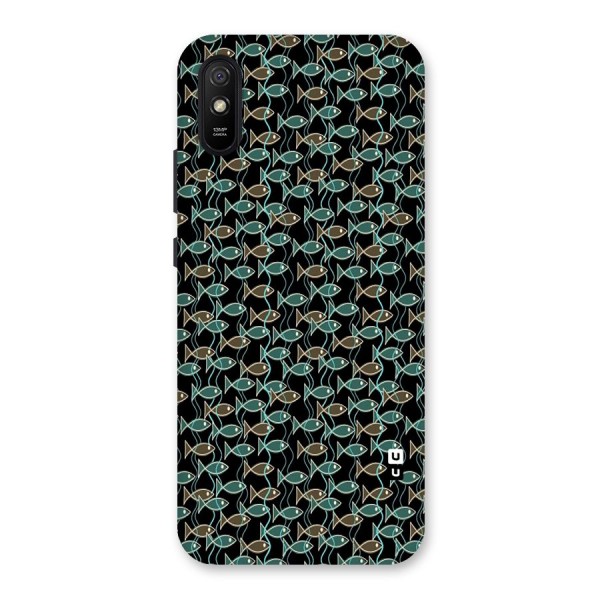 Animated Fishes Art Pattern Back Case for Redmi 9i