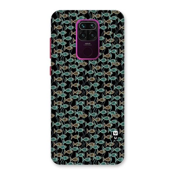 Animated Fishes Art Pattern Back Case for Redmi Note 9