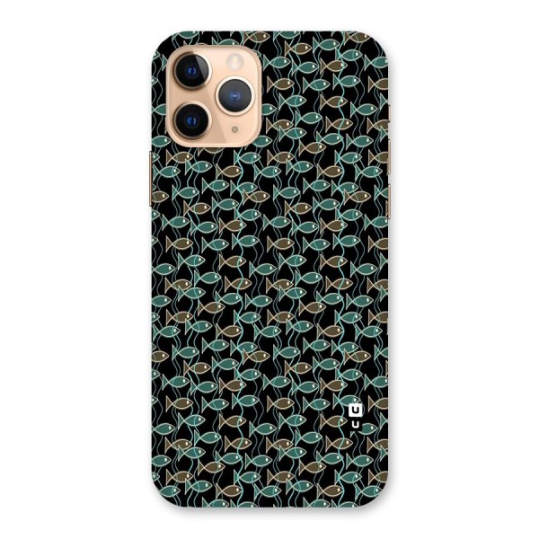 Animated Fishes Art Pattern Back Case for iPhone 11 Pro