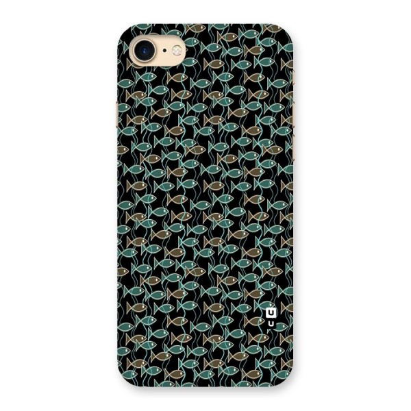 Animated Fishes Art Pattern Back Case for iPhone 7