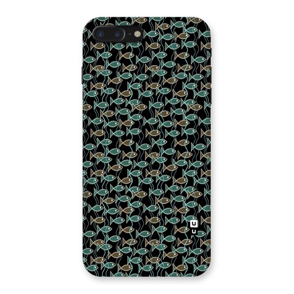 Animated Fishes Art Pattern Back Case for iPhone 7 Plus