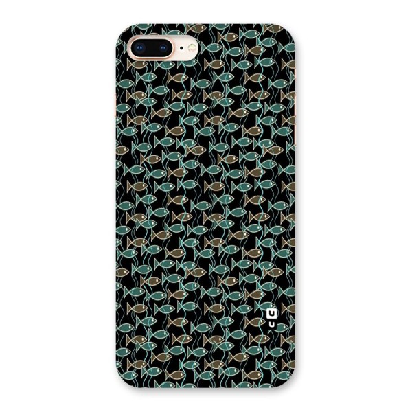 Animated Fishes Art Pattern Back Case for iPhone 8 Plus