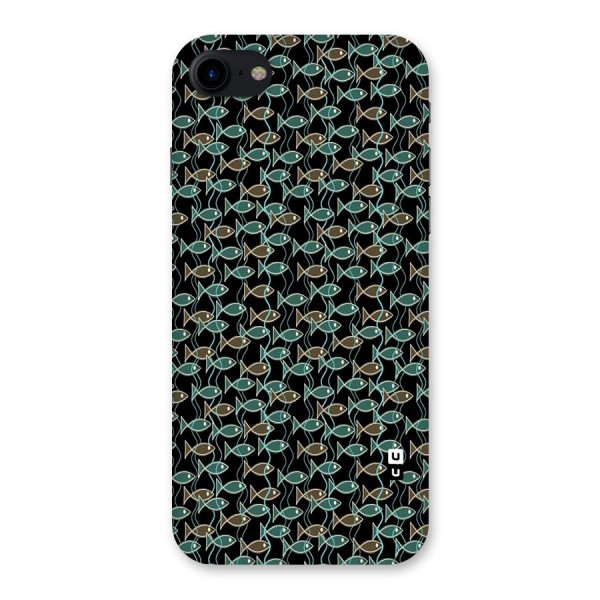 Animated Fishes Art Pattern Back Case for iPhone SE 2020
