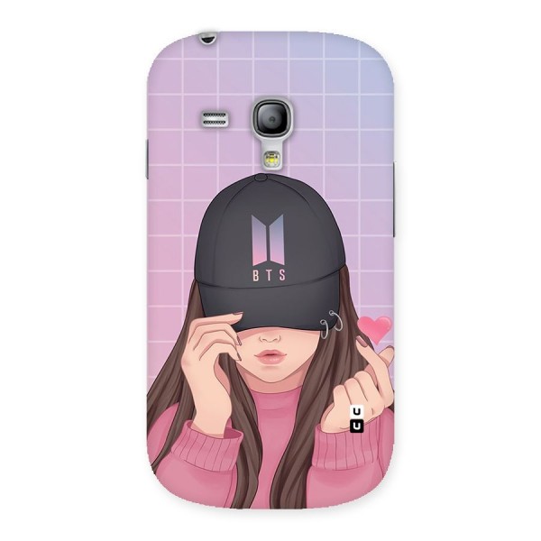 Anime Beautiful BTS Girl Back Case for Galaxy S3 Mini