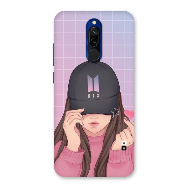 Anime Beautiful BTS Girl Back Case for Redmi 8