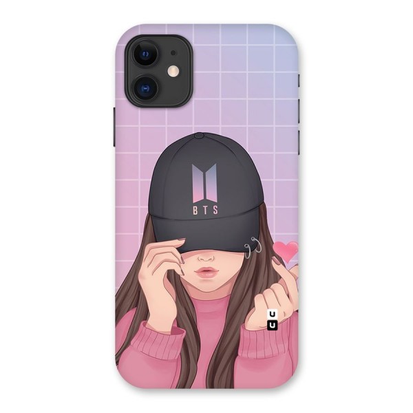 Anime Beautiful BTS Girl Back Case for iPhone 11