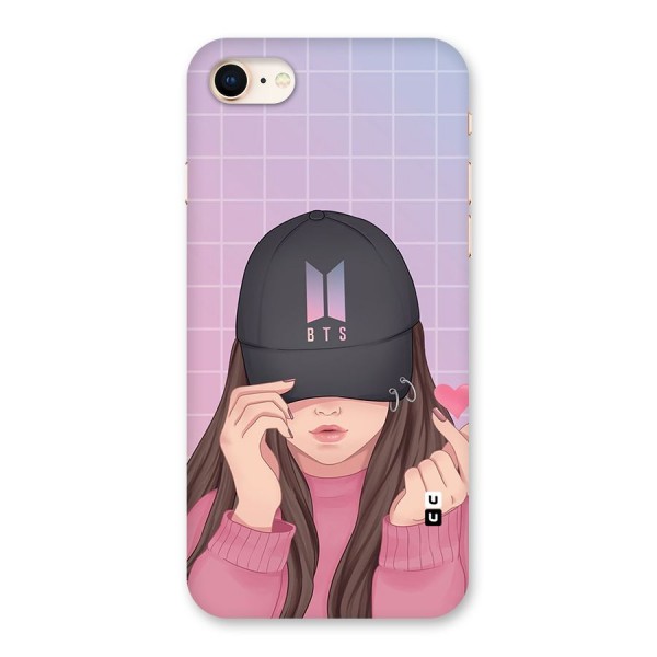 Anime Beautiful BTS Girl Back Case for iPhone 8