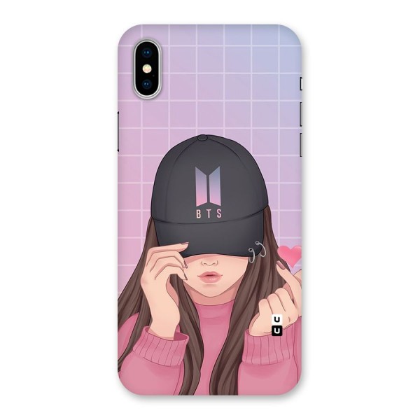 Anime Beautiful BTS Girl Back Case for iPhone X