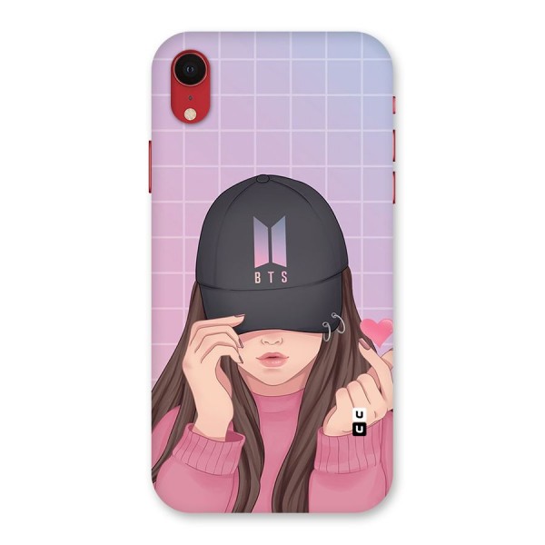 Anime Beautiful BTS Girl Back Case for iPhone XR