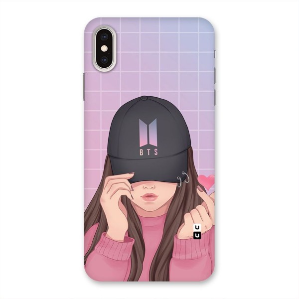 Anime Beautiful BTS Girl Back Case for iPhone XS Max