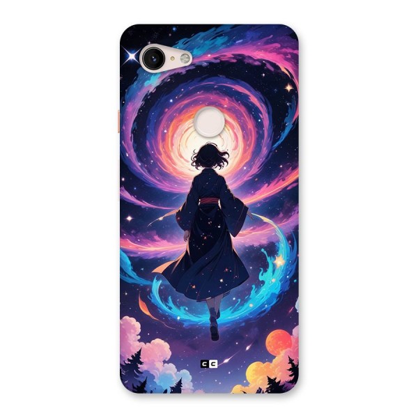 Anime Galaxy Girl Back Case for Google Pixel 3 XL