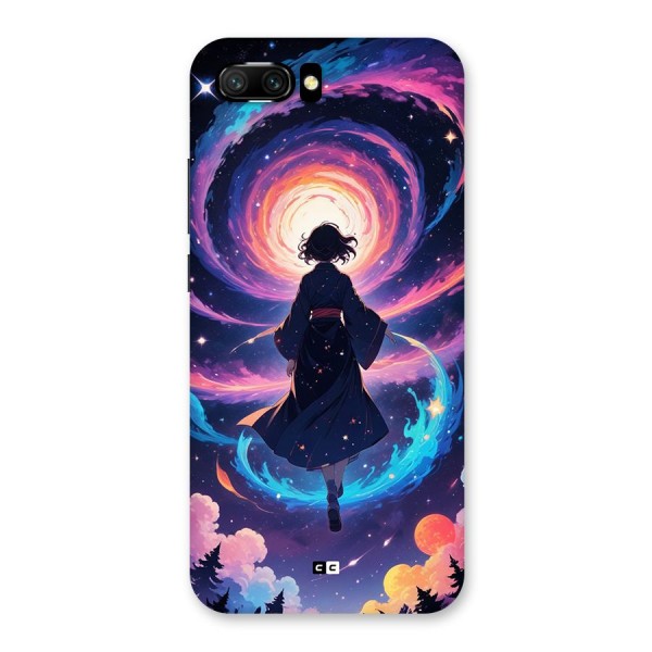 Anime Galaxy Girl Back Case for Honor 10