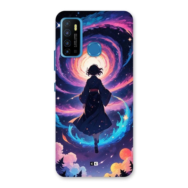 Anime Galaxy Girl Back Case for Infinix Hot 9