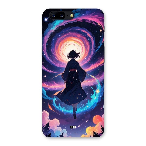 Anime Galaxy Girl Back Case for OnePlus 5