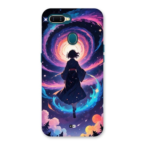 Anime Galaxy Girl Back Case for Oppo A7