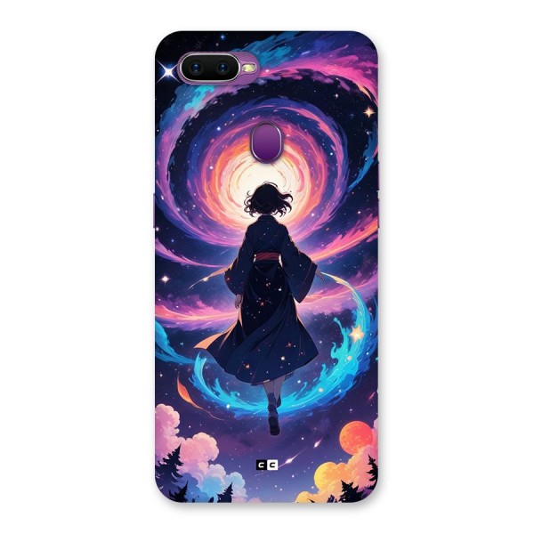 Anime Galaxy Girl Back Case for Oppo F9