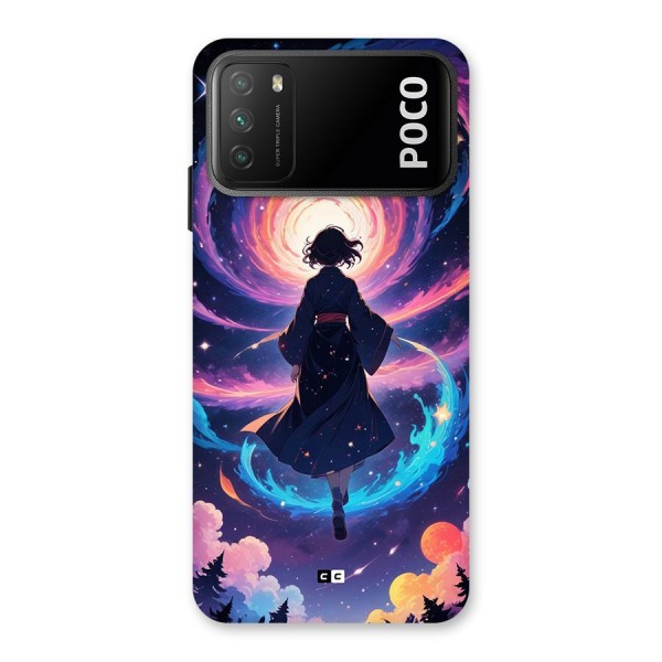 Anime Galaxy Girl Back Case for Poco M3