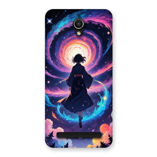 Anime Galaxy Girl Back Case for Zenfone Go
