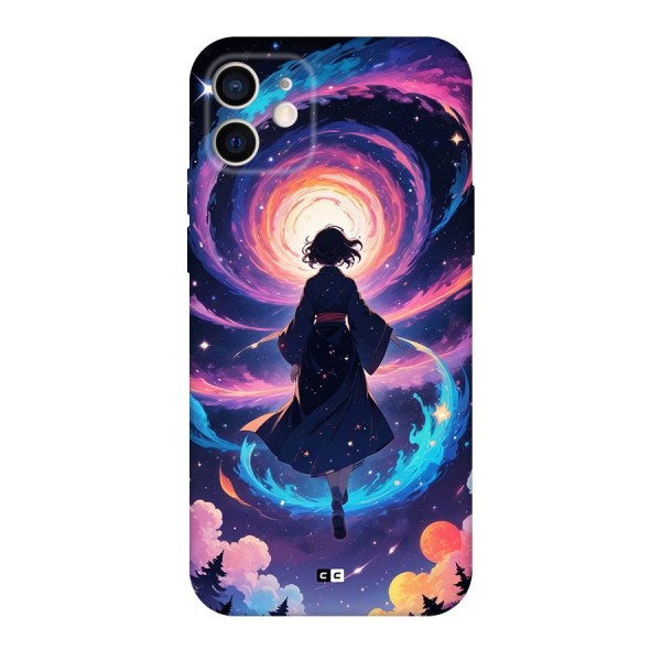 Anime Galaxy Girl Back Case for iPhone 12