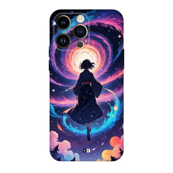 Anime Galaxy Girl Back Case for iPhone 14 Pro Max