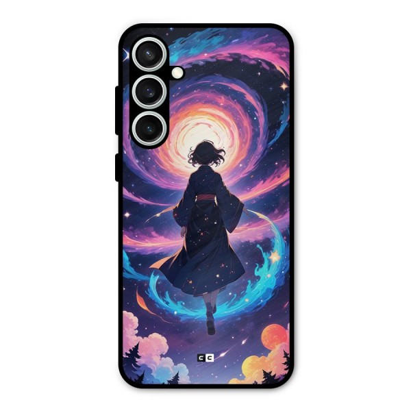 Anime Galaxy Girl Metal Back Case for Galaxy S23 FE