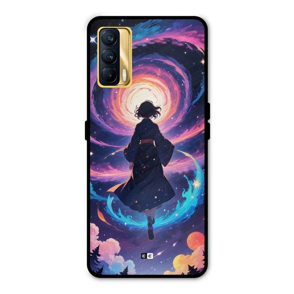 Anime Galaxy Girl Metal Back Case for Realme X7