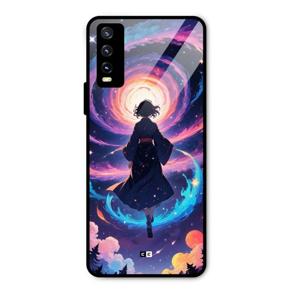 Anime Galaxy Girl Metal Back Case for Vivo Y20t
