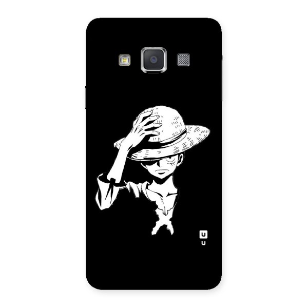 Anime One Piece Luffy Silhouette Back Case for Galaxy A3