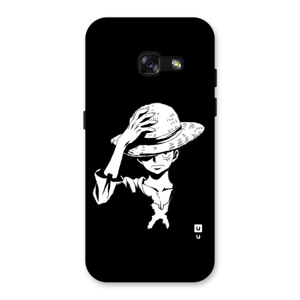 Anime One Piece Luffy Silhouette Back Case for Galaxy A3 (2017)