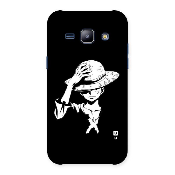 Anime One Piece Luffy Silhouette Back Case for Galaxy J1