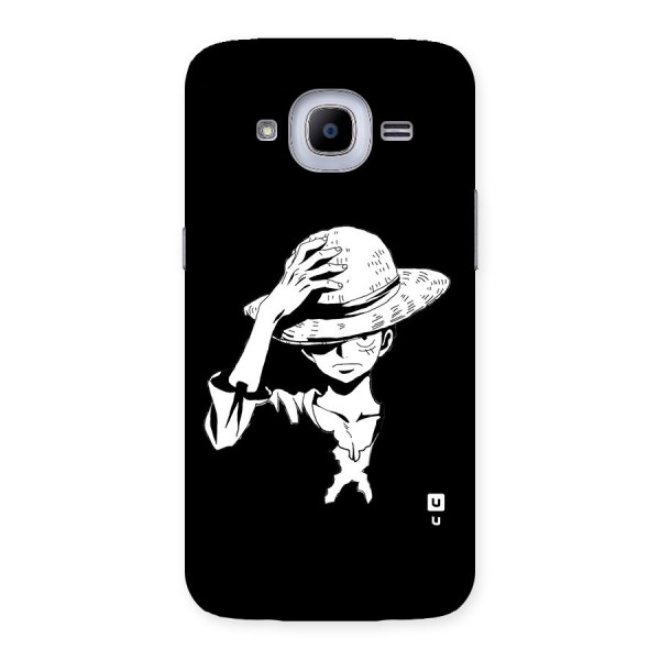 Anime One Piece Luffy Silhouette Back Case for Galaxy J2 2016