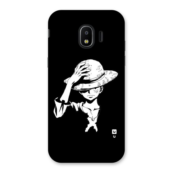 Anime One Piece Luffy Silhouette Back Case for Galaxy J2 Pro 2018