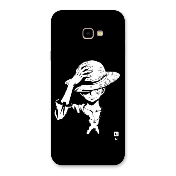 Anime One Piece Luffy Silhouette Back Case for Galaxy J4 Plus